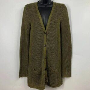 Denim & Supply Ralph Lauren Women's Linen Blend Long Sleeve Cardigan Size S
